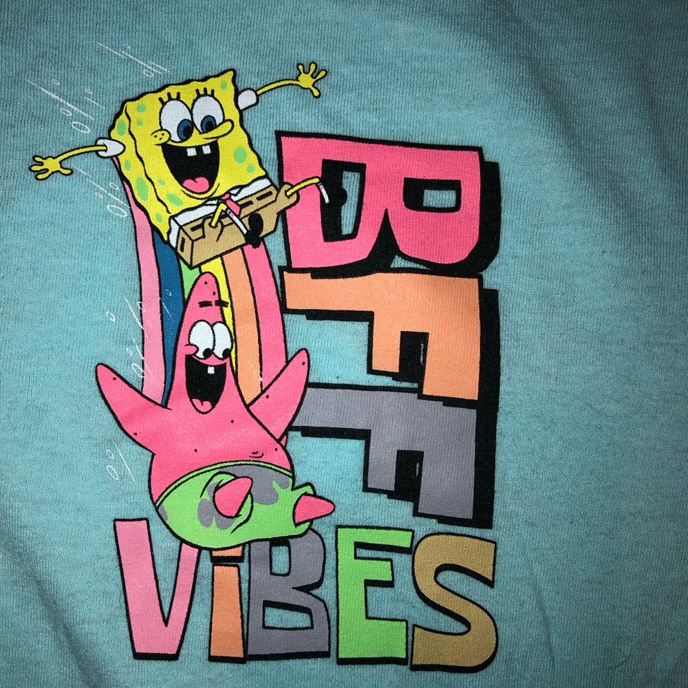 SpongeBob Good Vibes T-shirt - Picture 3 of 4